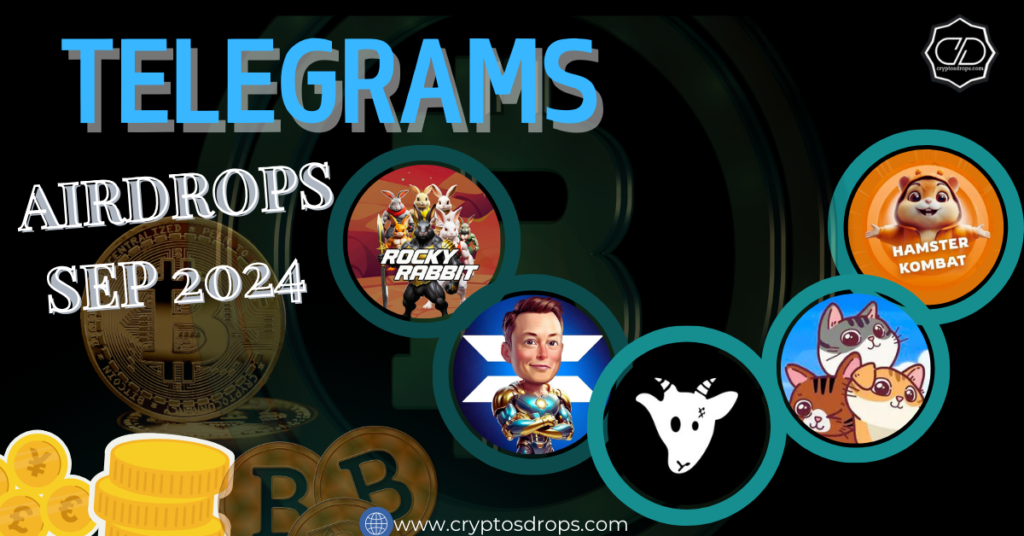 Top Listing Airdrop 2024 September In Telegram Telegram Airdops