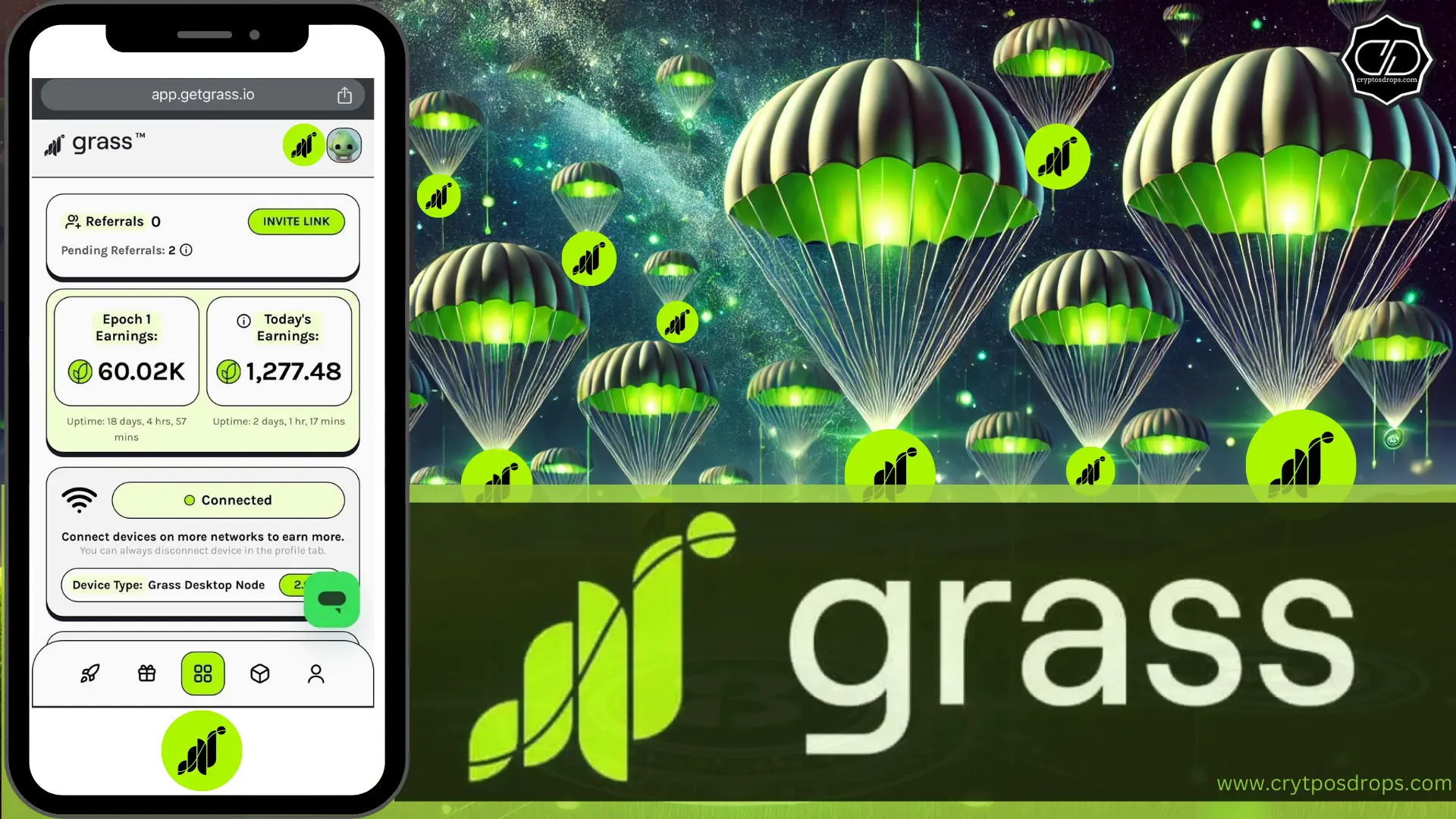 How to claim grass airdrop